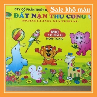 Đất nặn mic 5 màu _10 màu
