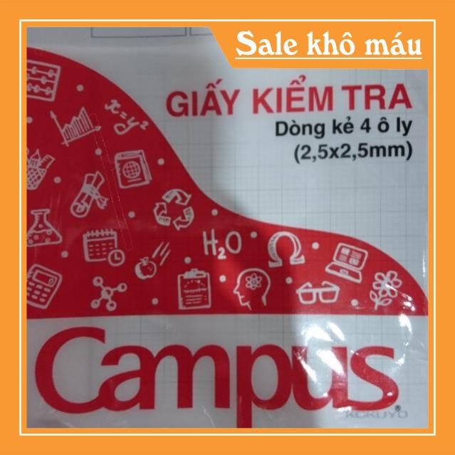 Giấy kiểm tra cấp 1 campus ( combo 5 túi)