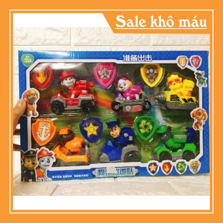 BỘ ĐỒ CHƠI CHÓ CỨU HỘ XE