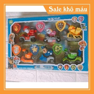 BỘ ĐỒ CHƠI CHÓ CỨU HỘ XE