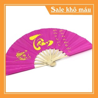 1 đôi Quạt lụa 32cm