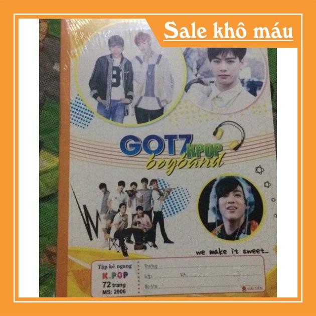 Vở kẻ ngang 72 trang kpop