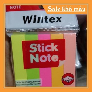 Giấy nhớ 5 màu , giấy note