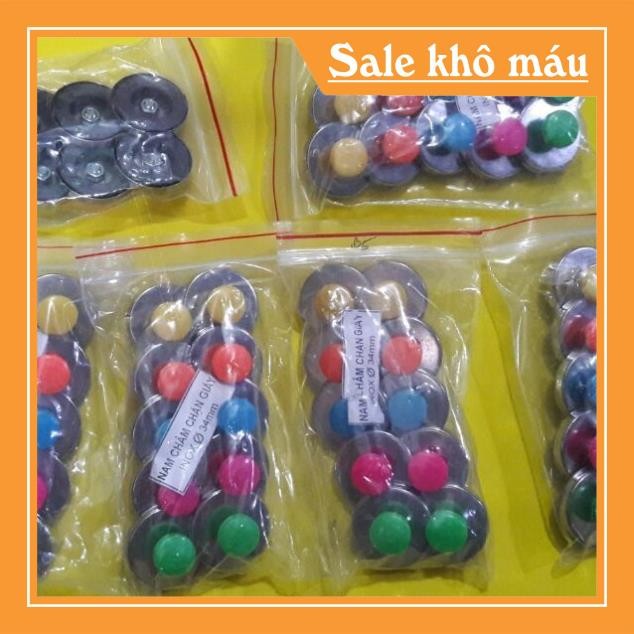 Set 10 viên nam châm núm gắn bảng phi 34