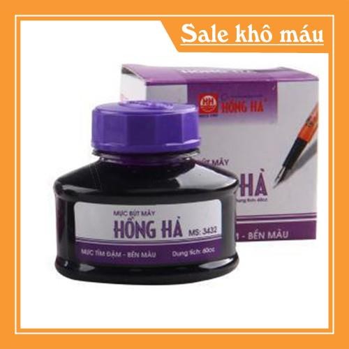 2 LỌ MỰC TÍM HỒNG HÀ