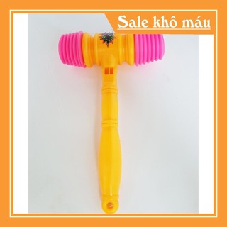 Bộ đồ chơi búa gõ chít chít, Búa Đồ Chơi Trẻ Em, Búa Gõ Hơi 2 Đầu Giáo Cụ Dạy Học Cho Bé.
