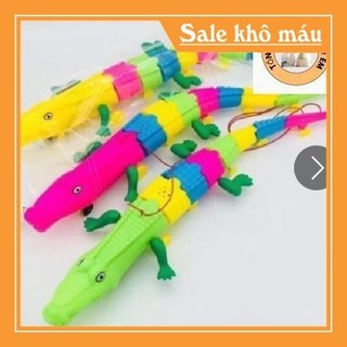 đồ chơi cá sấu chạy pin