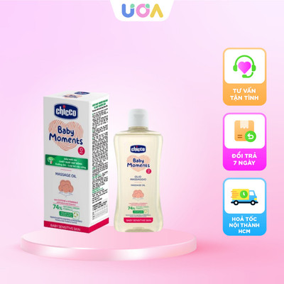 Chicco - Dầu massage Chicco Italy - chiết xuất hạt bông - 200ml - DMS04700101
