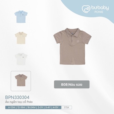 Bubaby Áo ngắn tay cổ Polo Ponie 330304 AOO273013