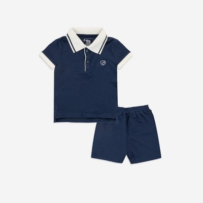 Bubaby - Bộ ngắn tay cổ Polo Ponie Bubaby, chất vải nhẹ nhàng, không xù lông, thoáng mát  - BNT273004