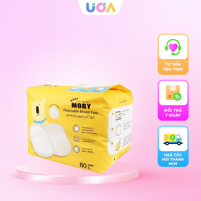 Moby - Miếng lót thấm sữa Moby - Vàng - 60 miếng - MLS14900101