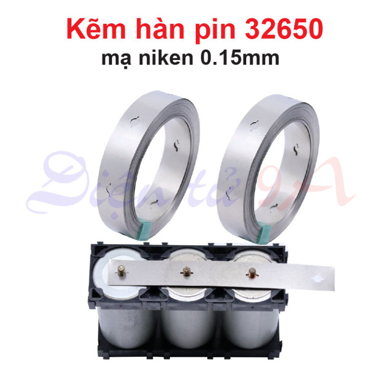 (1 mét) Kẽm hàn pin 32650 mạ niken 0.15mm