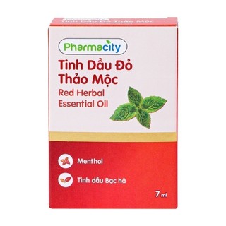 Tinh dầu Pharmacity đỏ tinh chất thảo mộc (Chai 7ml)