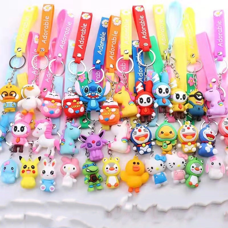 【PCST】 Móc Khóa Kute Silicon Nhiều Mẫu 【KM】