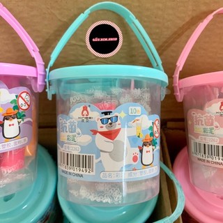 Xô Đất nặn mini cho bé 10 màu  (10 màu) 【ĐẤT NẶN XÔ】