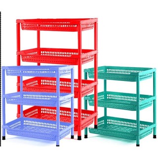 Kệ Chén Nhựa Chữ Nhật 2-3-4 Tầng Đa Năng - Giá Để Bát Đĩa Bền Đẹp