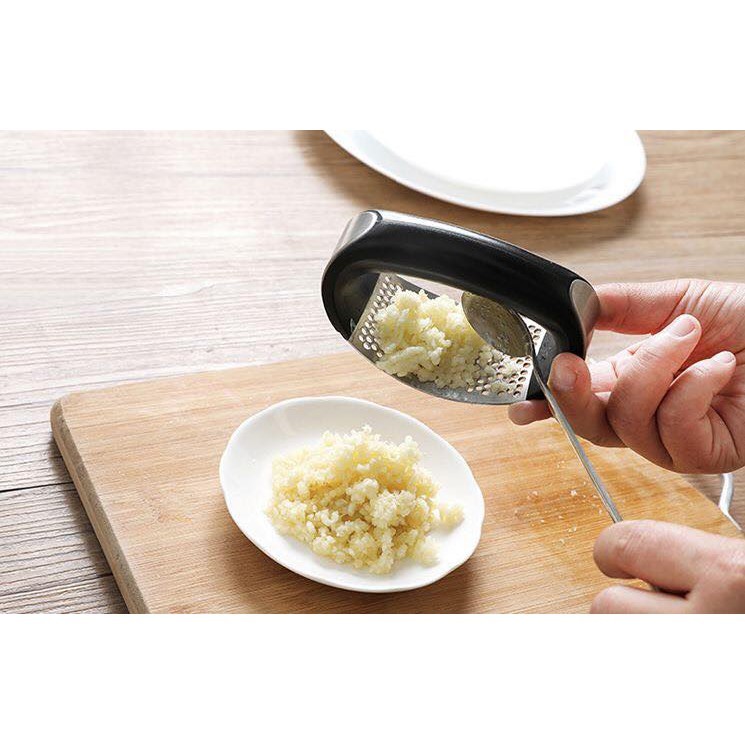Dụng cụ dập tỏi, ép tỏi, nghiền tỏi inox, dụng cụ nghiền tỏi bằng thép không gỉ  【Nghiền tỏi chữ D】B1S0583L1 | BigBuy360 - bigbuy360.vn