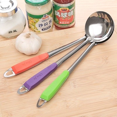 Vá inox Múc Canh Tiện Lợi, Thìa canh inox gạn nước và thìa lẩu | BigBuy360 - bigbuy360.vn