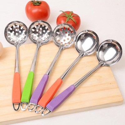 Vá inox Múc Canh Tiện Lợi, Thìa canh inox gạn nước và thìa lẩu | BigBuy360 - bigbuy360.vn