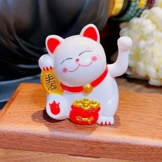  Mèo Thần Tài Vẫy Tay Mini -ĐỂ BÀN Trang Trí Tết -ĐỂ XE TRANG TRÍ Mang Lại May Mắn 