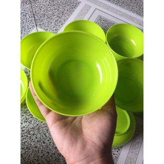 Bộ 10 Chén nhựa hoa văn