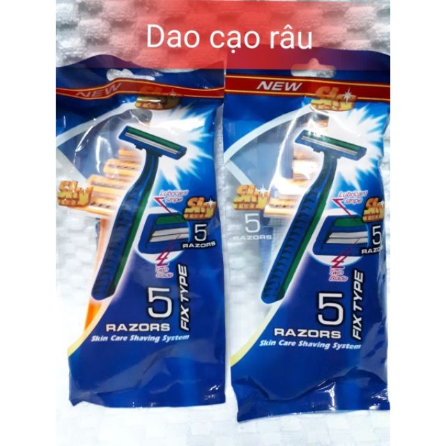 ( Sỉ Combo 10 bịch) Set 5 Dạo Cạo Râu