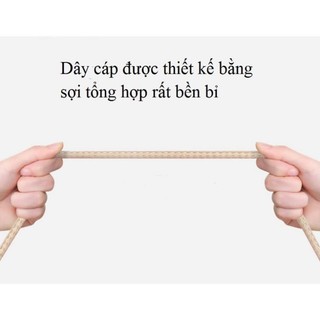 Cáp sạc dây dù đa năng 3 đầu-Type C-Micro USB