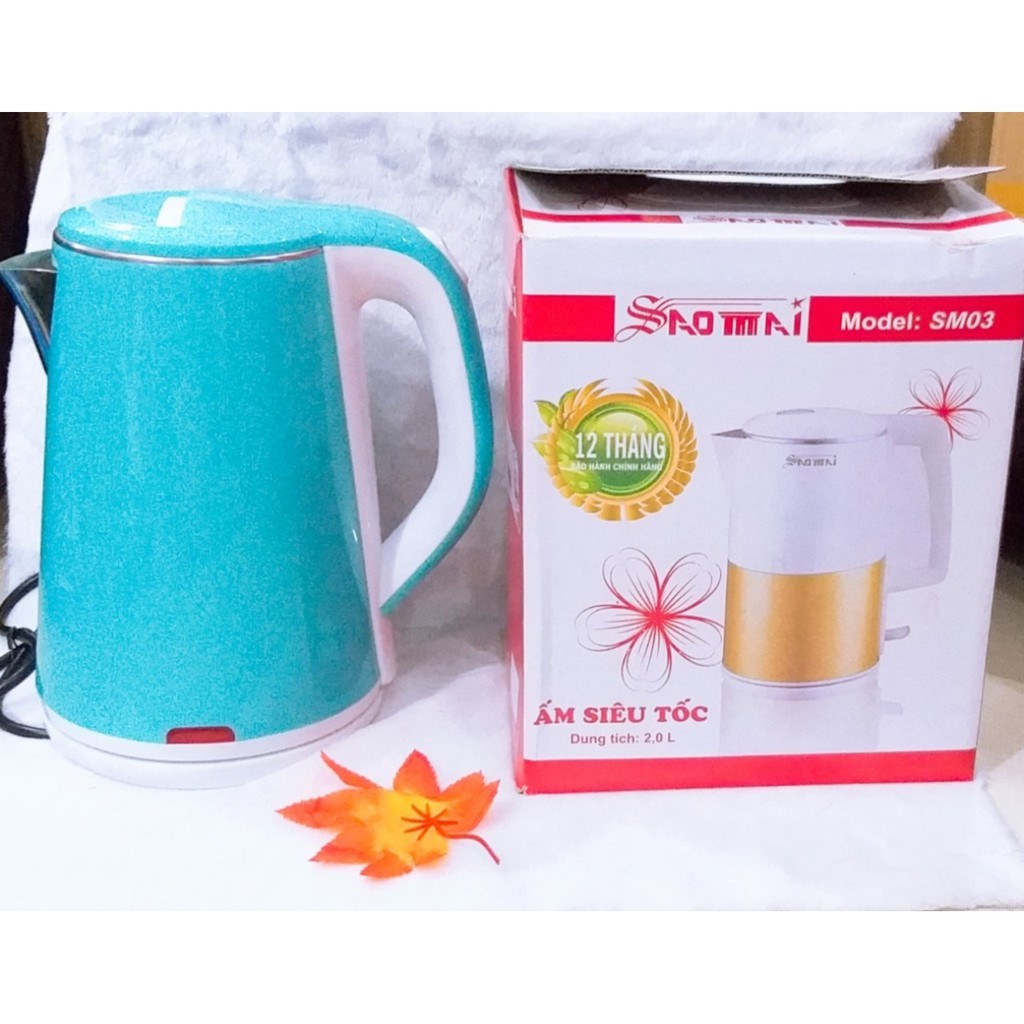 ẤM ĐUN SIÊU TỐC INOX JIPLAI 2L CAO CẤP