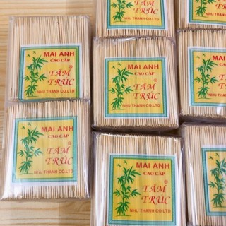 【COMBO 5/10 SET 】  tăm xỉa răng tre trúc mai anh cao cấp giá sĩ (FHT)