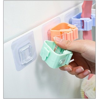 Móc treo chổi dán tường siêu dính 【 T4 P21.5 A0 】
