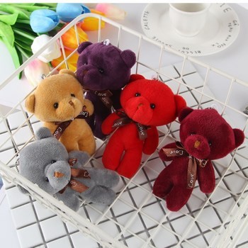 .Gấu bông có móc khóa nhỏ gọn
