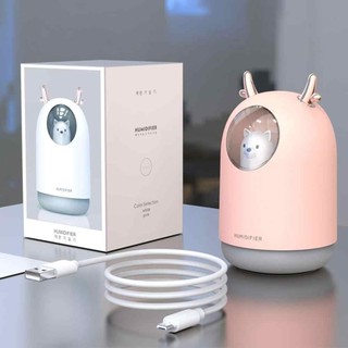 Máy phun sương khuếch tán tinh dầu gấu cute - phun sương tạo độ ẩm