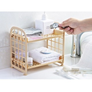 ( KỆ MINI 2 TẦNG 4 LƯỚI ) KỆ NHỰA MINI 2 TẦNG- lm2- ( KỆ 4 LƯỚI) -FHT-