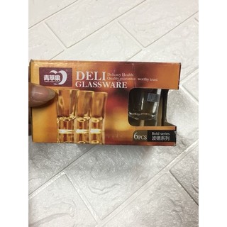 Set 6 li uống rượu Deli (KTL005)