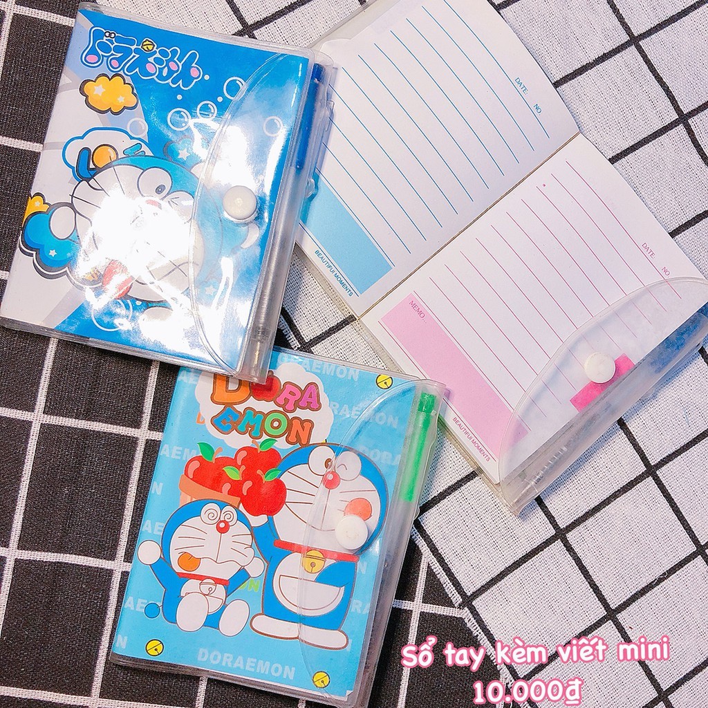 Sổ Mini Kèm Bút Đính Sẵn