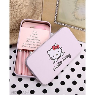Bộ Cọ Trang Điểm 7 Cây Hello Kitty
