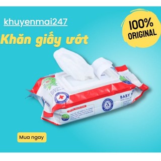 Gói 80 KHĂN GIẤY ƯỚT BABY WIPES- khăn ướt cho bé ❖BSL❖