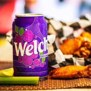 Nước Soda Welchs Hàn Quốc lon 355ml