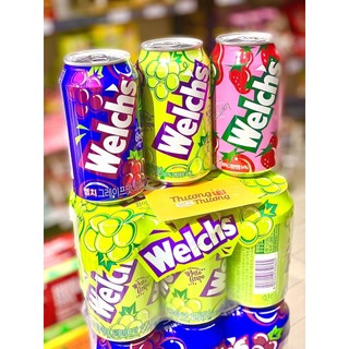 Nước Soda Welchs Hàn Quốc lon 355ml