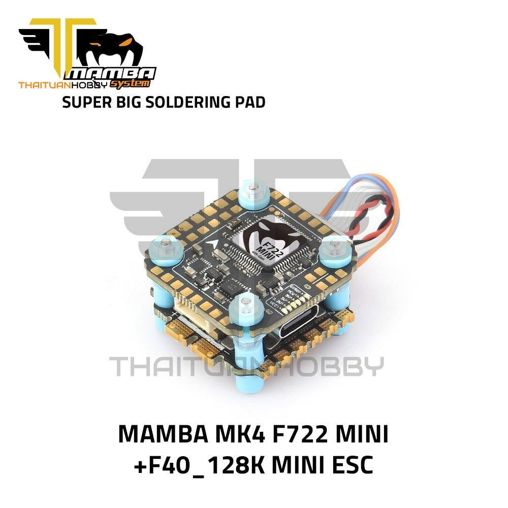Tháp Mạch Mamba F722 Mini Mk4 + Điều Tốc F40 128k Mini