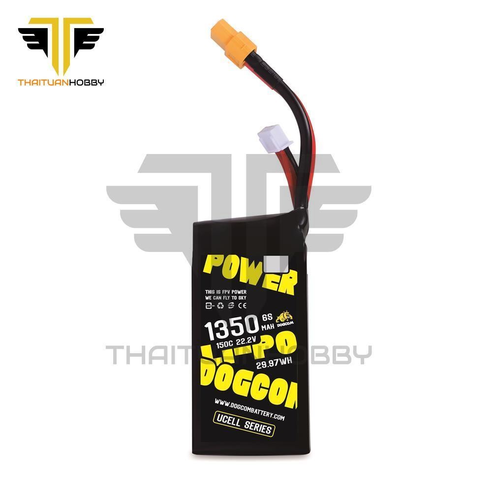[HỎA TỐC] Dogcom UCELL 1350mah 6s 150c Xt60
