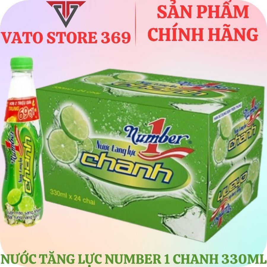 Nước tăng lực NUMBER 1 chanh chai 330ml