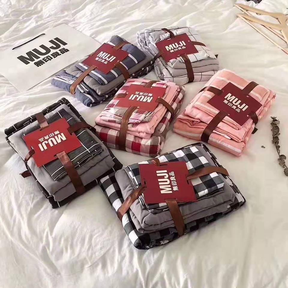 Set 3 món vỏ GA - GỐI Muji