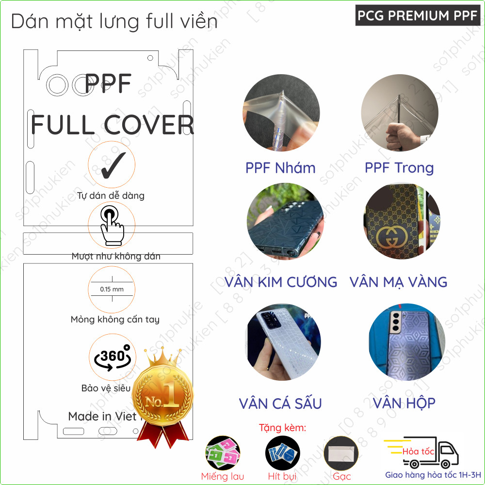 Dán PPF mặt lưng full viền cho Samsung ZFlip 7 7FE Z Flip 7 FE 6 5 (Flip7 FE Flip 6 Flip 5 ) chống t