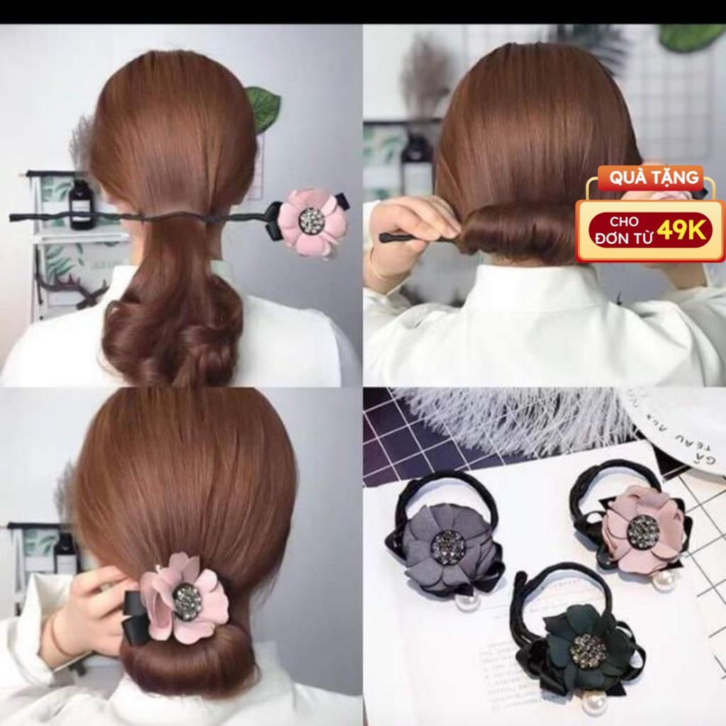 Thanh búi tóc hoa trà