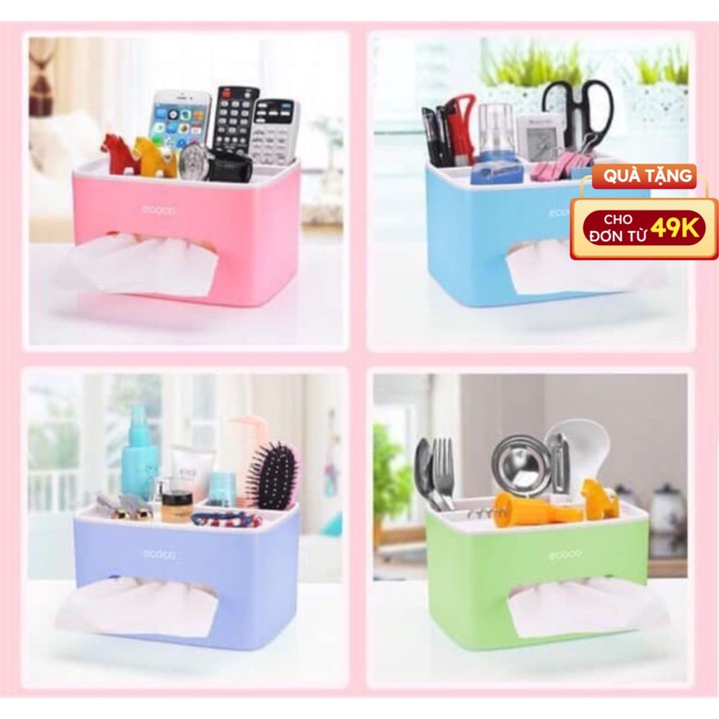 Hộp đựng giấy ăn E1602 để bàn cao cấp