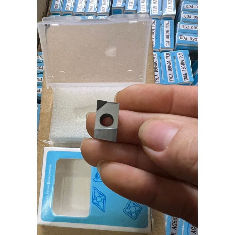 Chip phay chuyên nhôm PCD mảnh phay APKT160404/1135, PHAY nhôm bóng 7 màu.