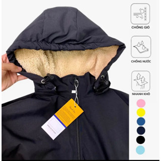 Áo Khoác Gió Lót Lông Nữ Cao Cấp,Áo Lót Lông Dày Dặn Ấm Áp LUXURY GOLD