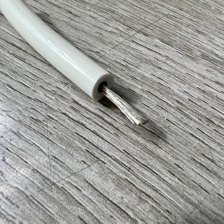 (Cắt mét, giá 1m, dài tối đa 6m/sợi) Dây Đồng mạ Bạc - vỏ cách điện SILICON