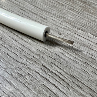 (Cắt mét, giá 1m, dài tối đa 6m/sợi) Dây Đồng mạ Bạc - vỏ cách điện SILICON
